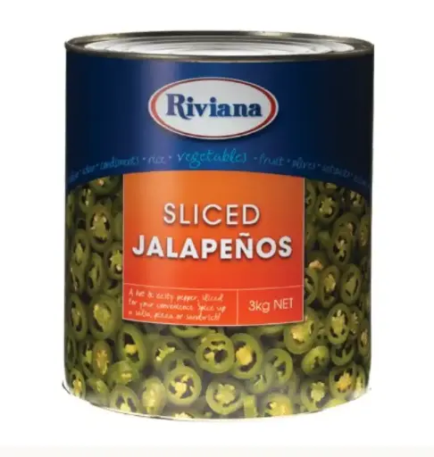 Riviana Sliced Jalapeno Peppers A10